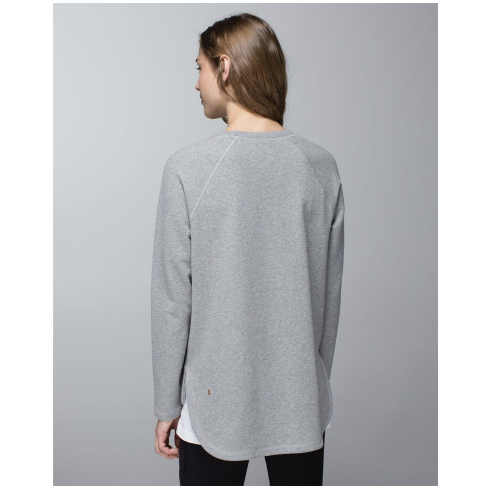 Lululemon After Asana Pullover Heathered Medium Gray